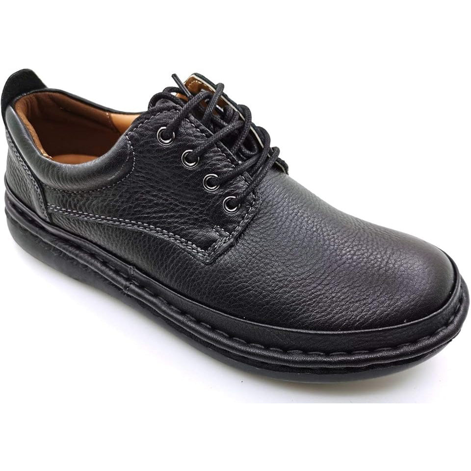 ZLUXURQ Men's Classic Leather Slip-Ons Loafers Simple Casual Walking Shoes