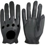 ZLUXURQ Womens Vintage TouchScreen Leather Driving Gloves Unlined -Soft And Thin Quality Italian Lambskin